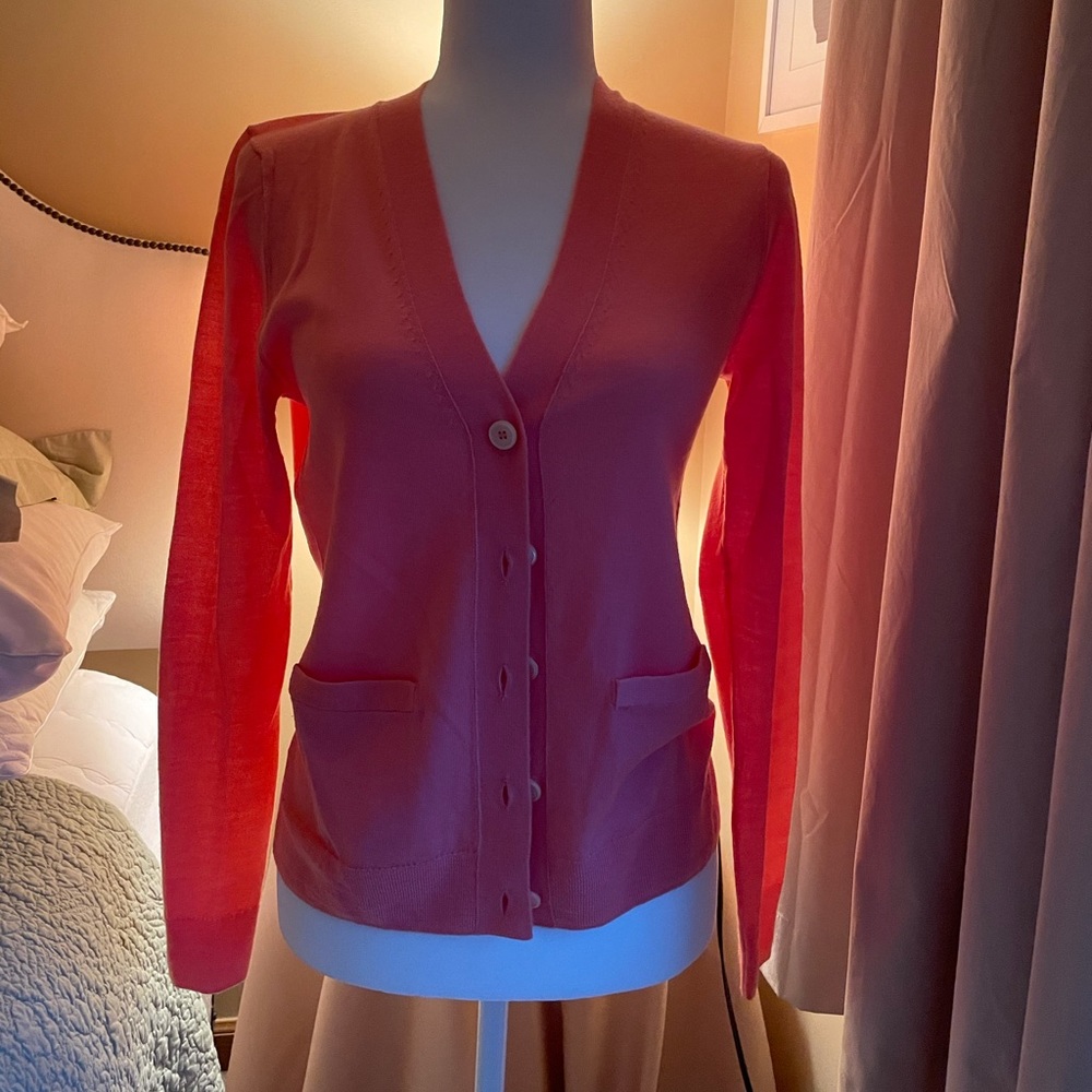 J. Crew V-Neck Cardigan with Pockets